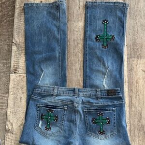 FLAMINGO cross Jeans- size Large